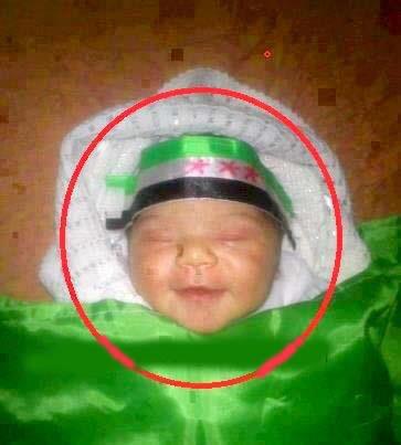 Smiling baby dead
